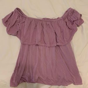 Off the shoulder blouse